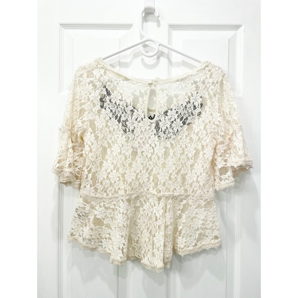 Free People Lace Top - Picture 2 of 16